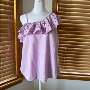Old Navy Eyelet Ruffle Top